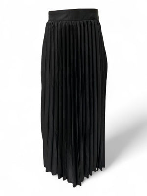 PLEATED SILK SKIRT