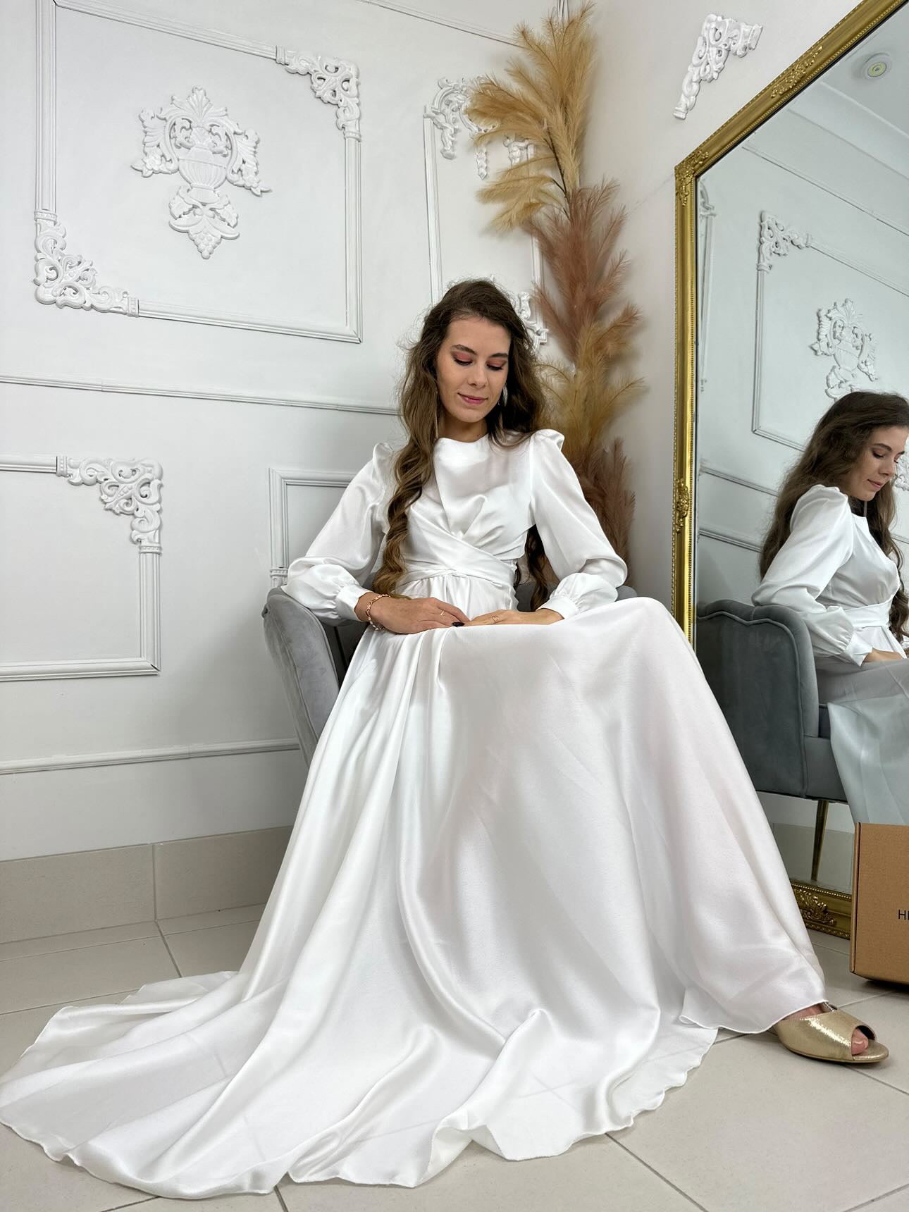 NAJMA SATIN DRESS