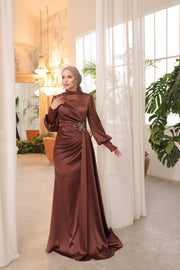 TASLIMA SATIN DRESS