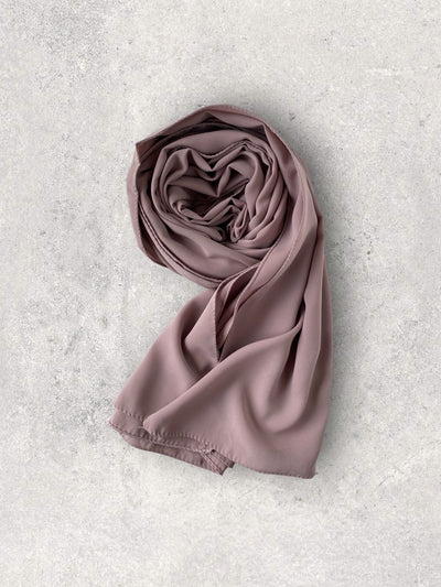 MADINA CHIFFON - DUSTY ROSE