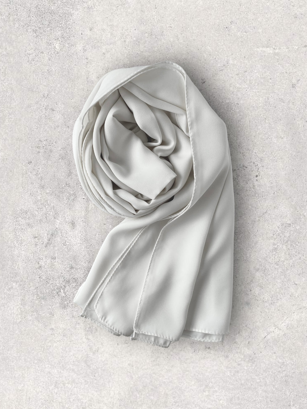 CREPE CHIFFON - WHITE