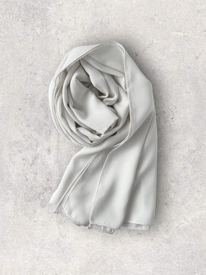 CREPE CHIFFON - WHITE