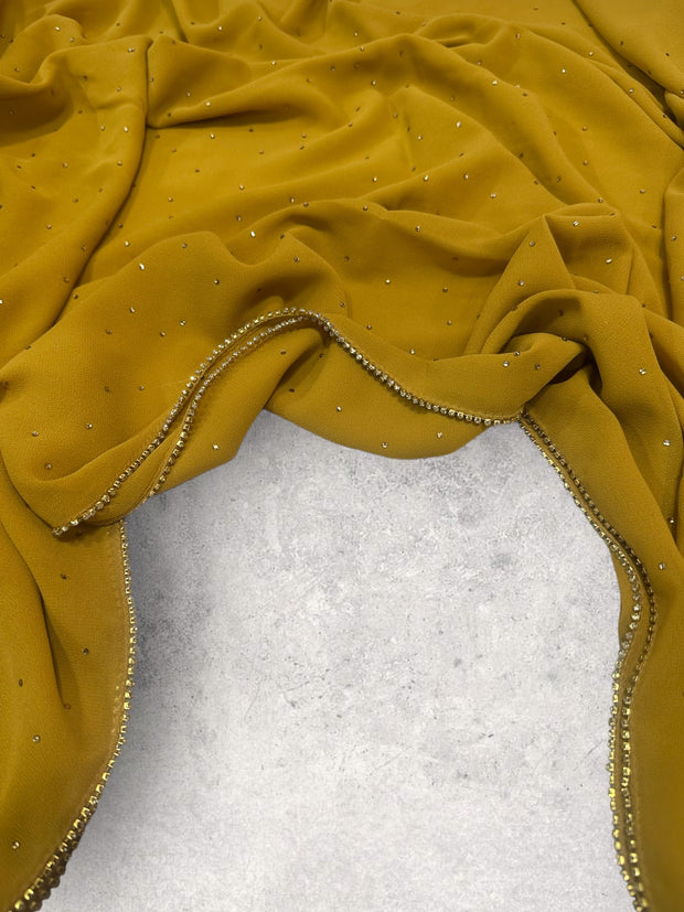 Stone Chiffon - Mustard