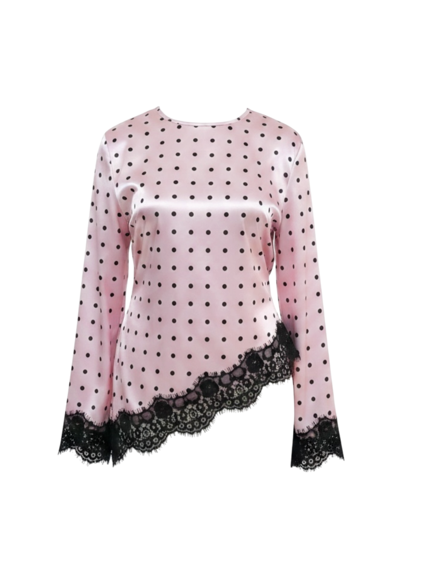 POLKA DOT LACE TOP