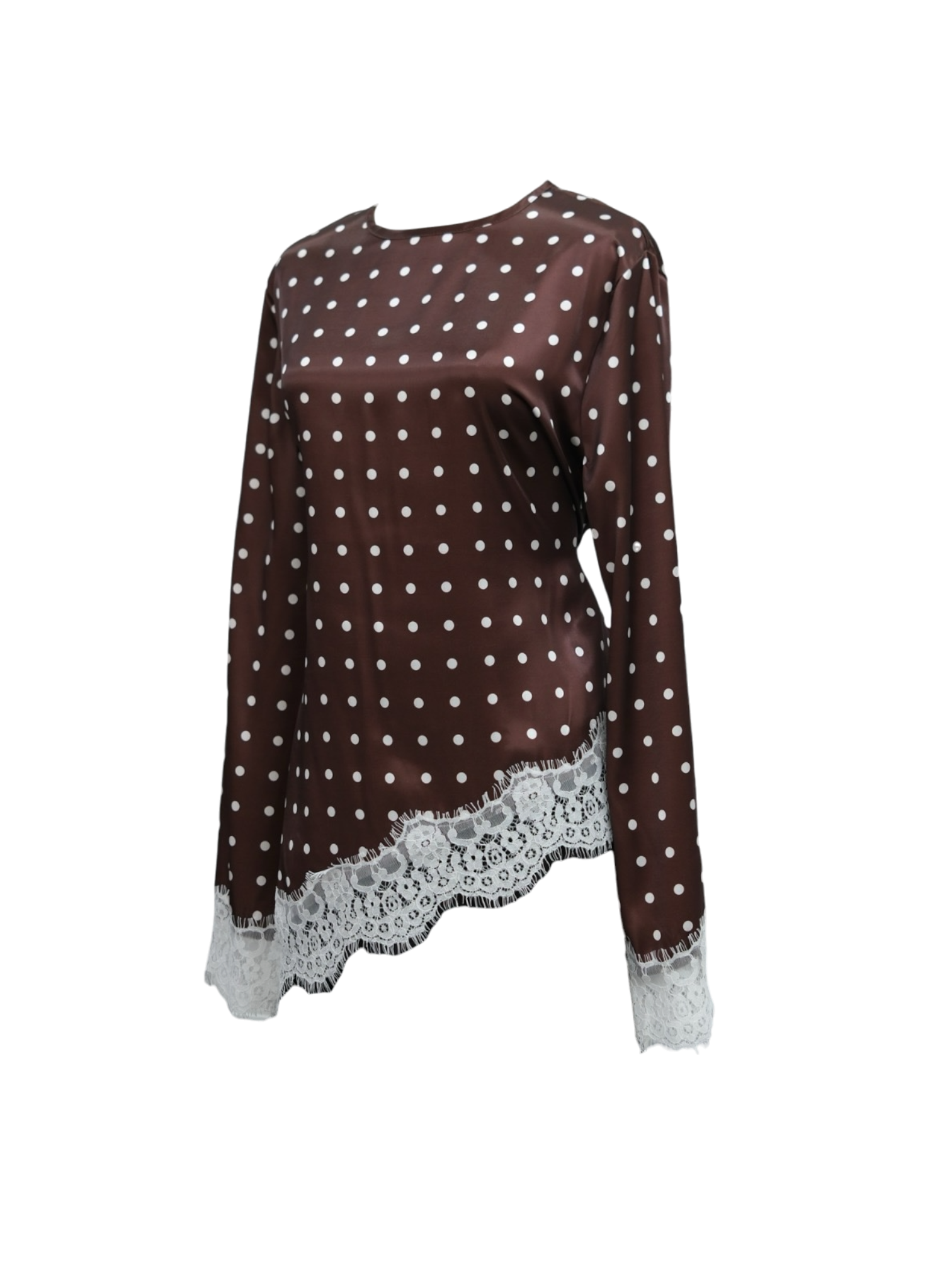 POLKA DOT LACE TOP