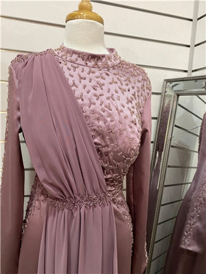 Zeytun Satin Dress