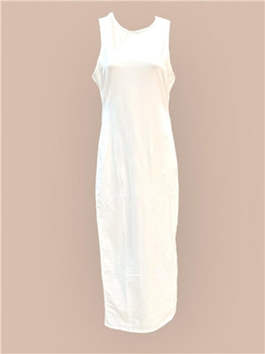 COTTON SLEEVELESS BODYCON DRESS