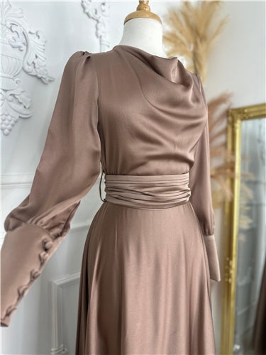 RIMA SATIN DRESS