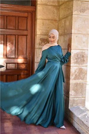 SABRINA SATIN DRESS