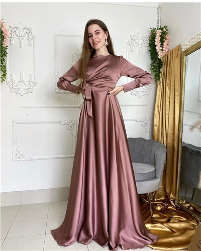 SABRINA SATIN DRESS