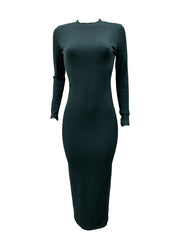 RIBBED BODYCON DRESS