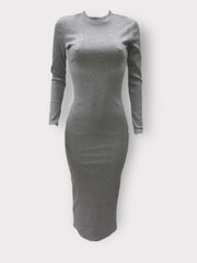 RIBBED BODYCON DRESS