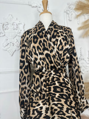 ALISHA  LEOPARD DRESS