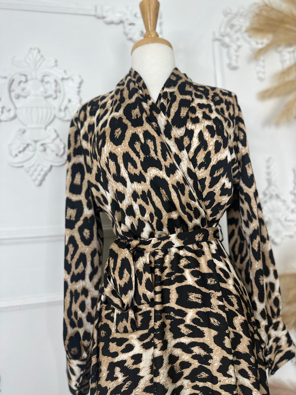 ALISHA  LEOPARD DRESS