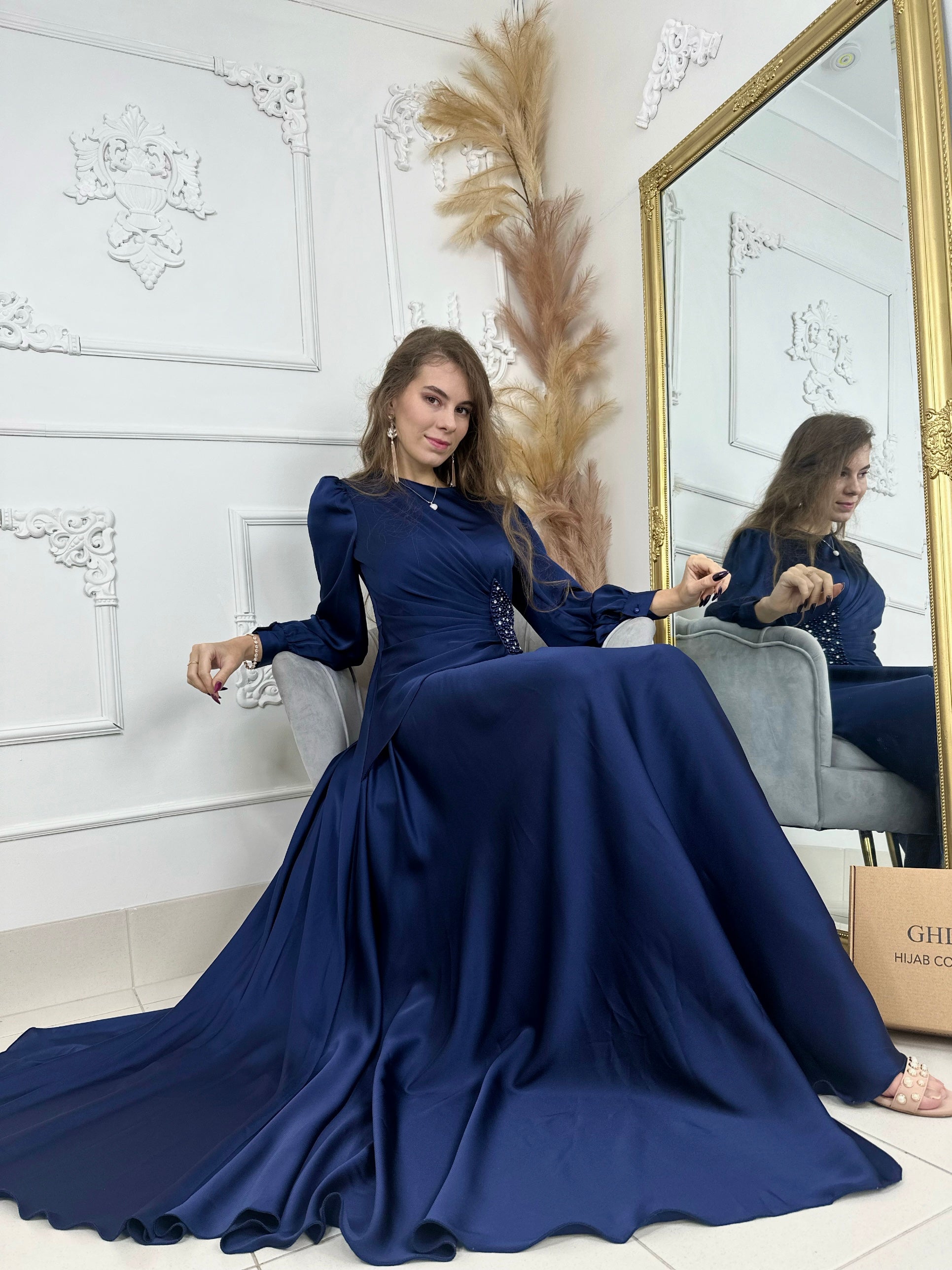 AMAR SATIN DRESS
