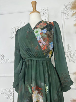 AREEBA FLORAL DRESS
