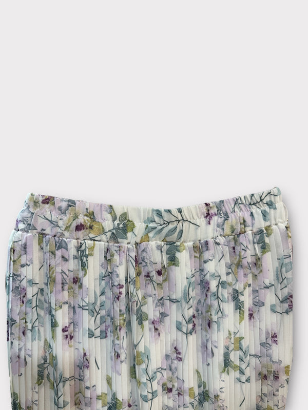 PRINTED PLEAT SKIRT