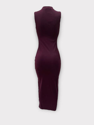 COTTON SLEEVELESS BODYCON DRESS