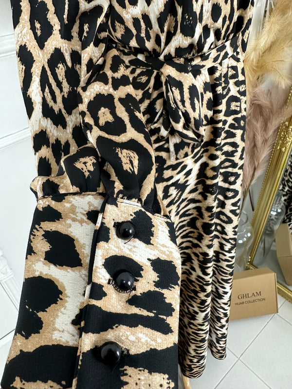 ALISHA  LEOPARD DRESS