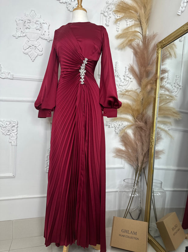 SOFIA SATIN DRESS