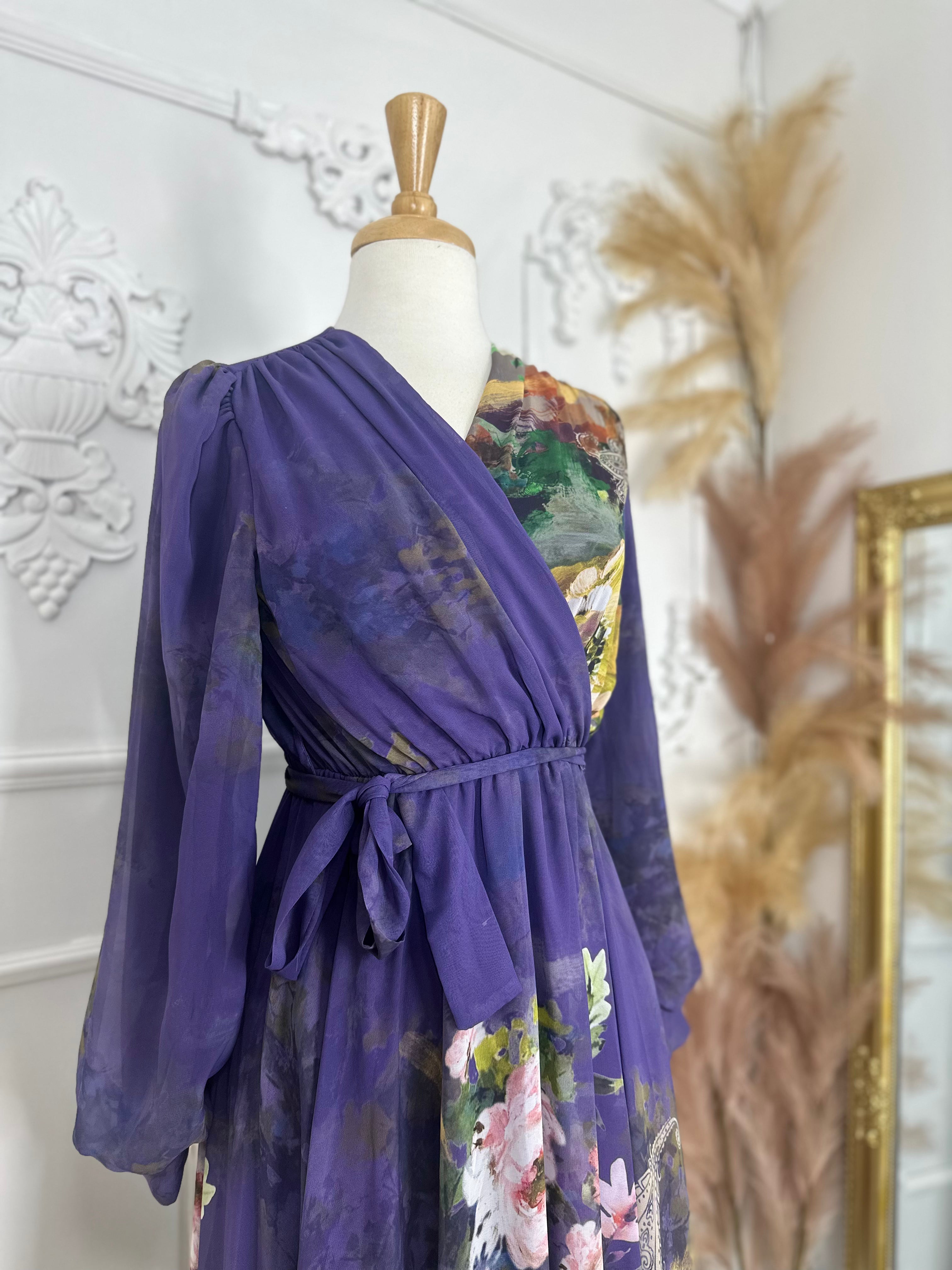 AREEBA FLORAL DRESS