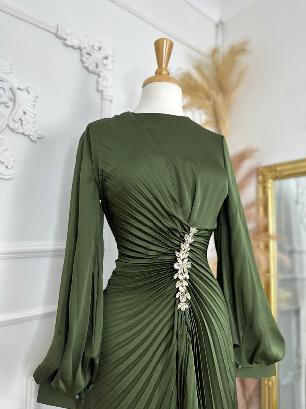 SOFIA SATIN DRESS