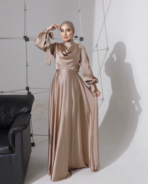 ANAYA SATIN DRESS