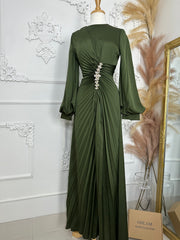 SOFIA SATIN DRESS
