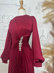 SOFIA SATIN DRESS