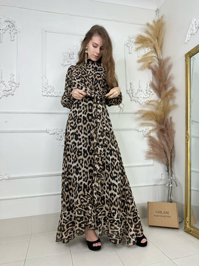 KATE LEOPARD DRESS