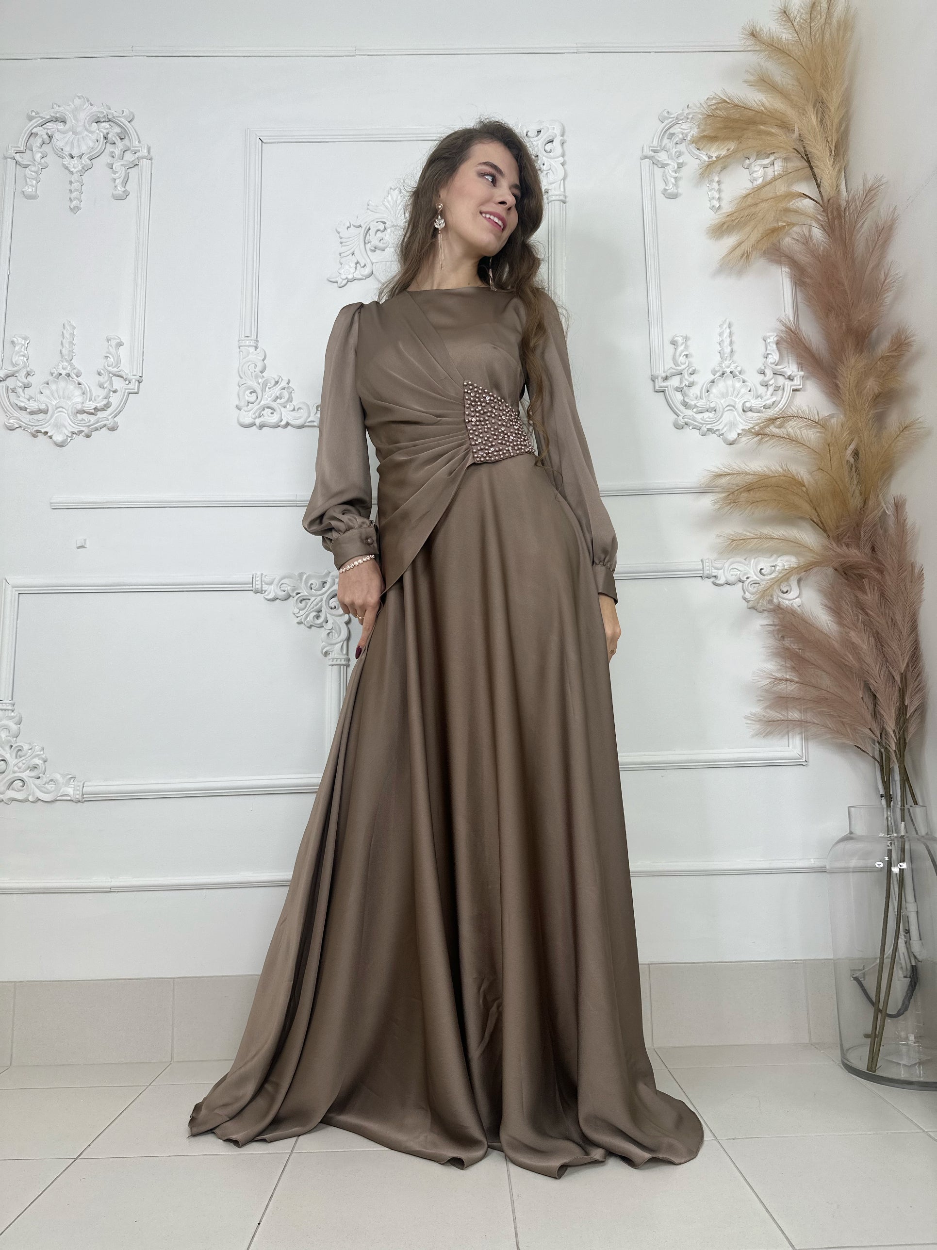 AMAR SATIN DRESS