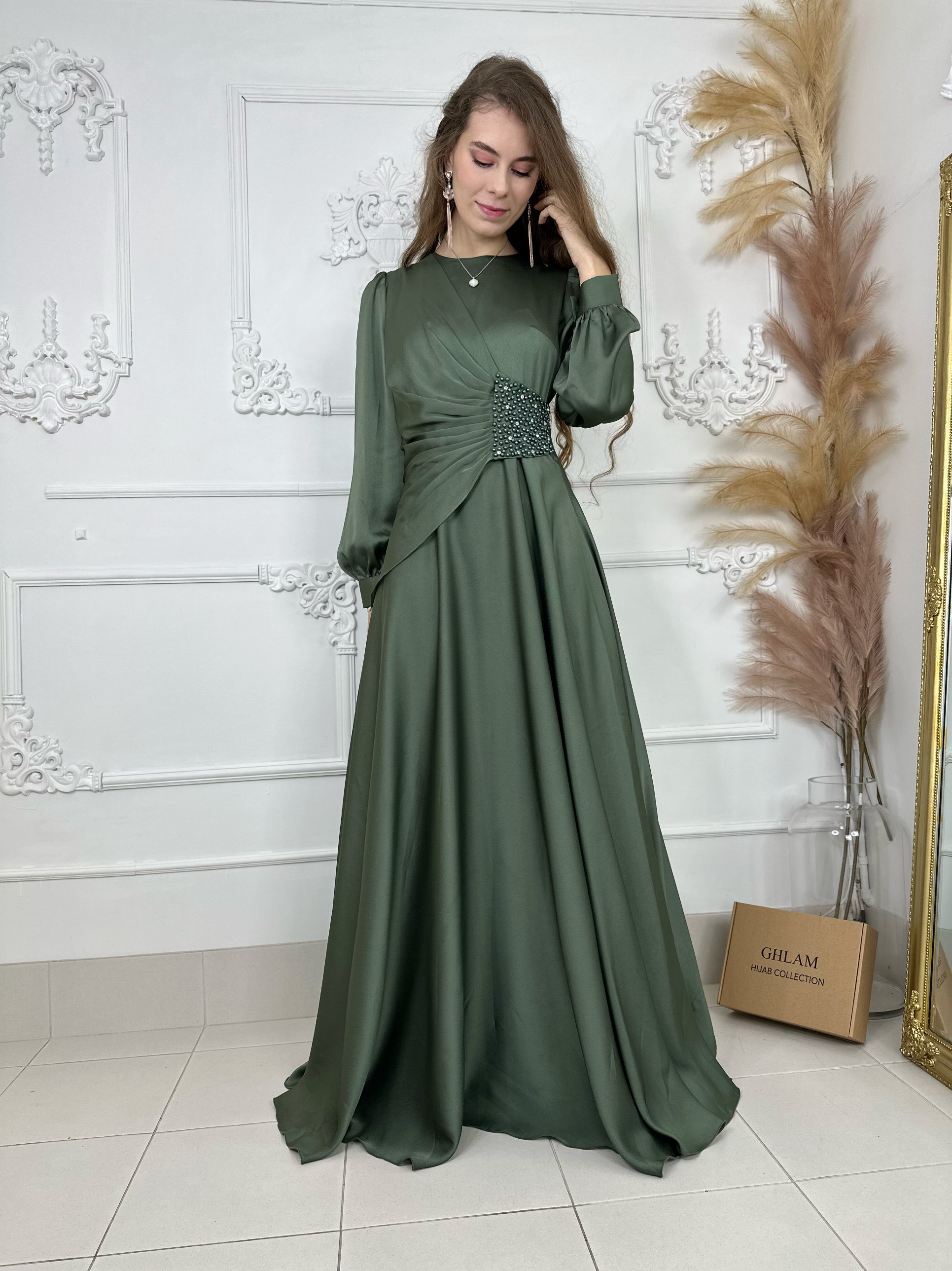 AMAR SATIN DRESS
