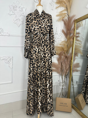 ALISHA  LEOPARD DRESS