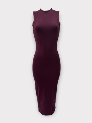 COTTON SLEEVELESS BODYCON DRESS