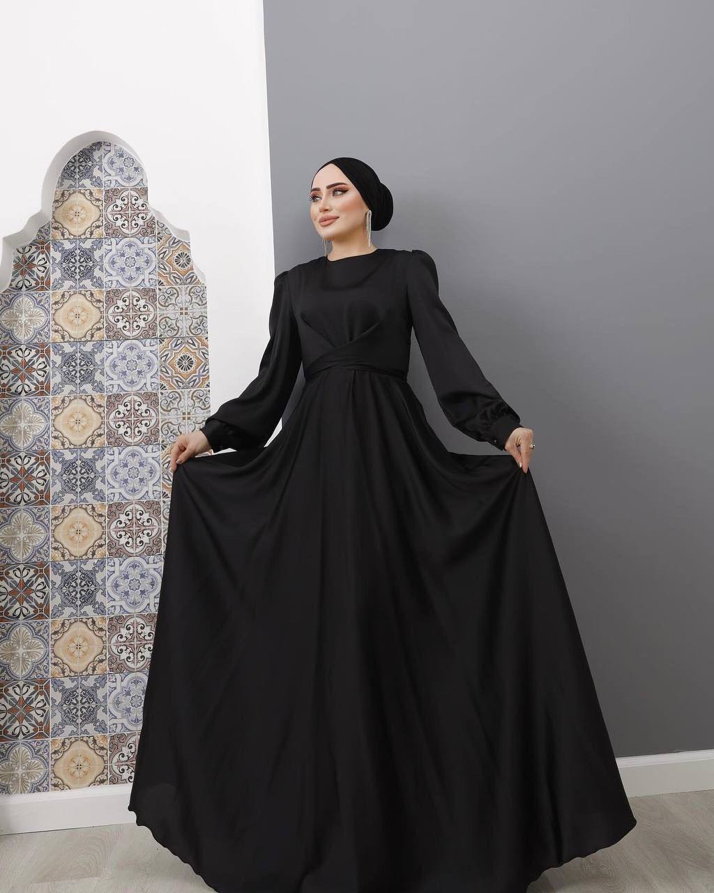 NAJMA SATIN DRESS