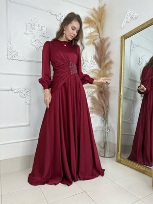 AMAR SATIN DRESS