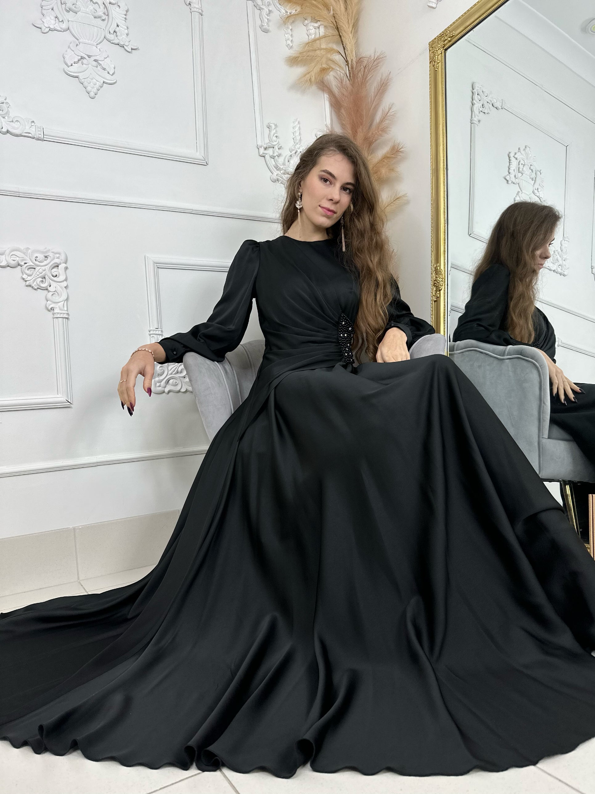 AMAR SATIN DRESS
