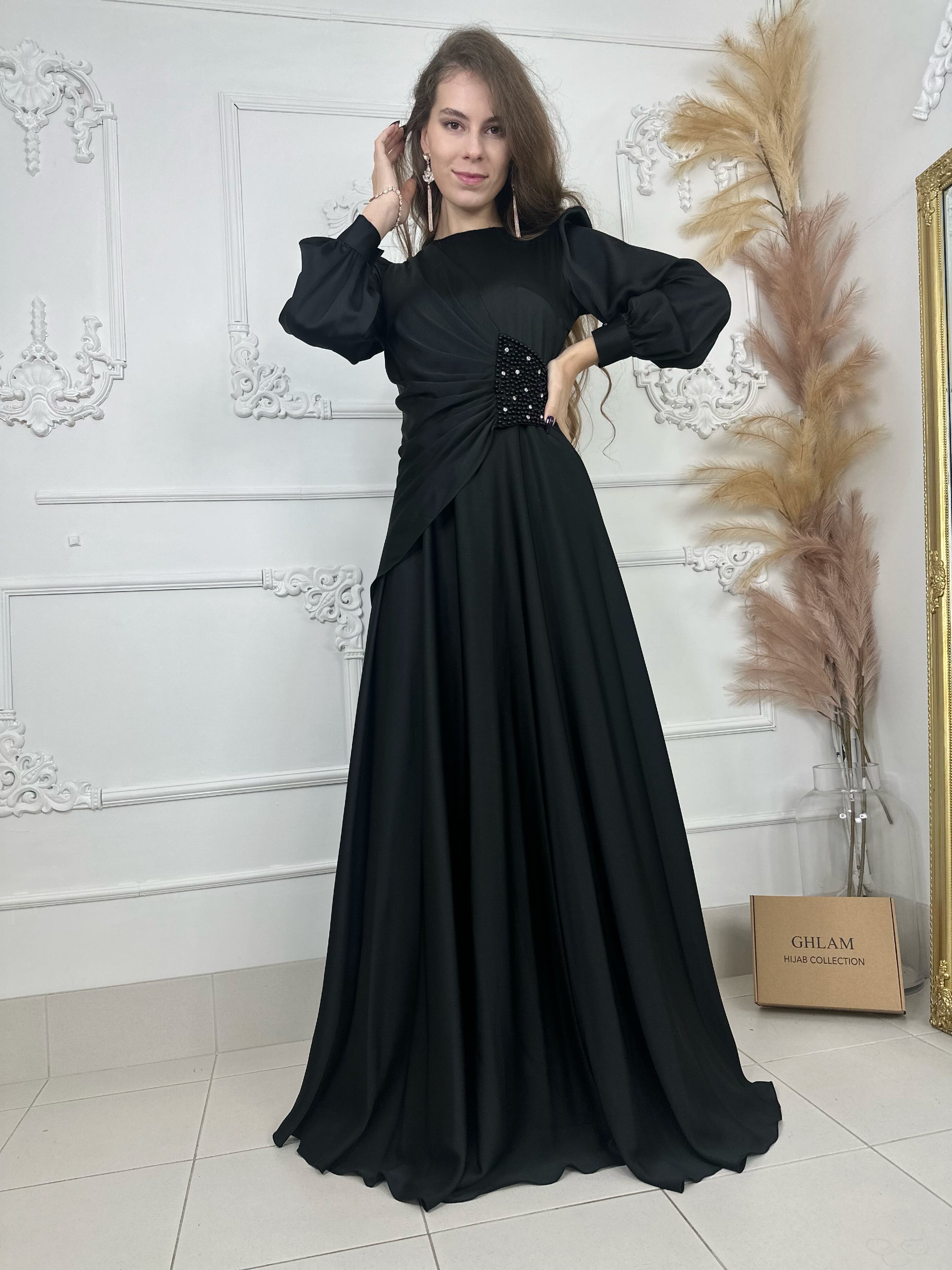 AMAR SATIN DRESS