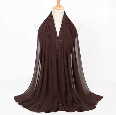 Pearl Chiffon - Brown