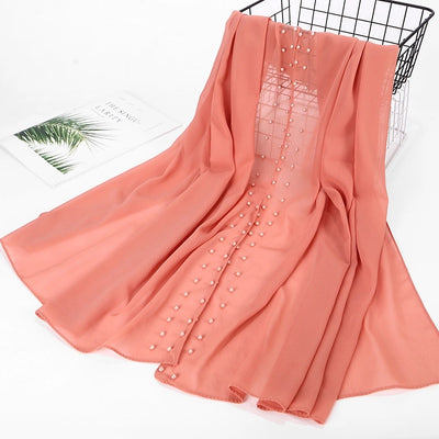 Pearl chiffon - Salmon