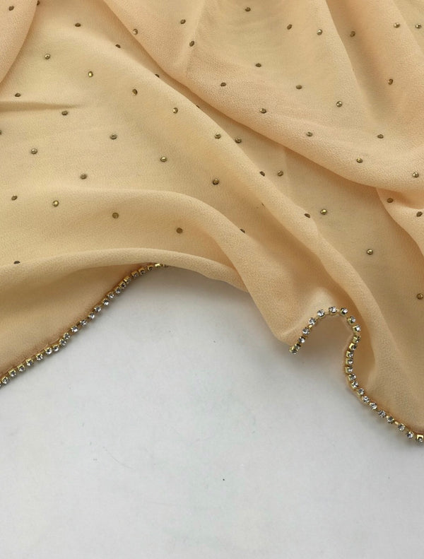 Stone Chiffon - Nude