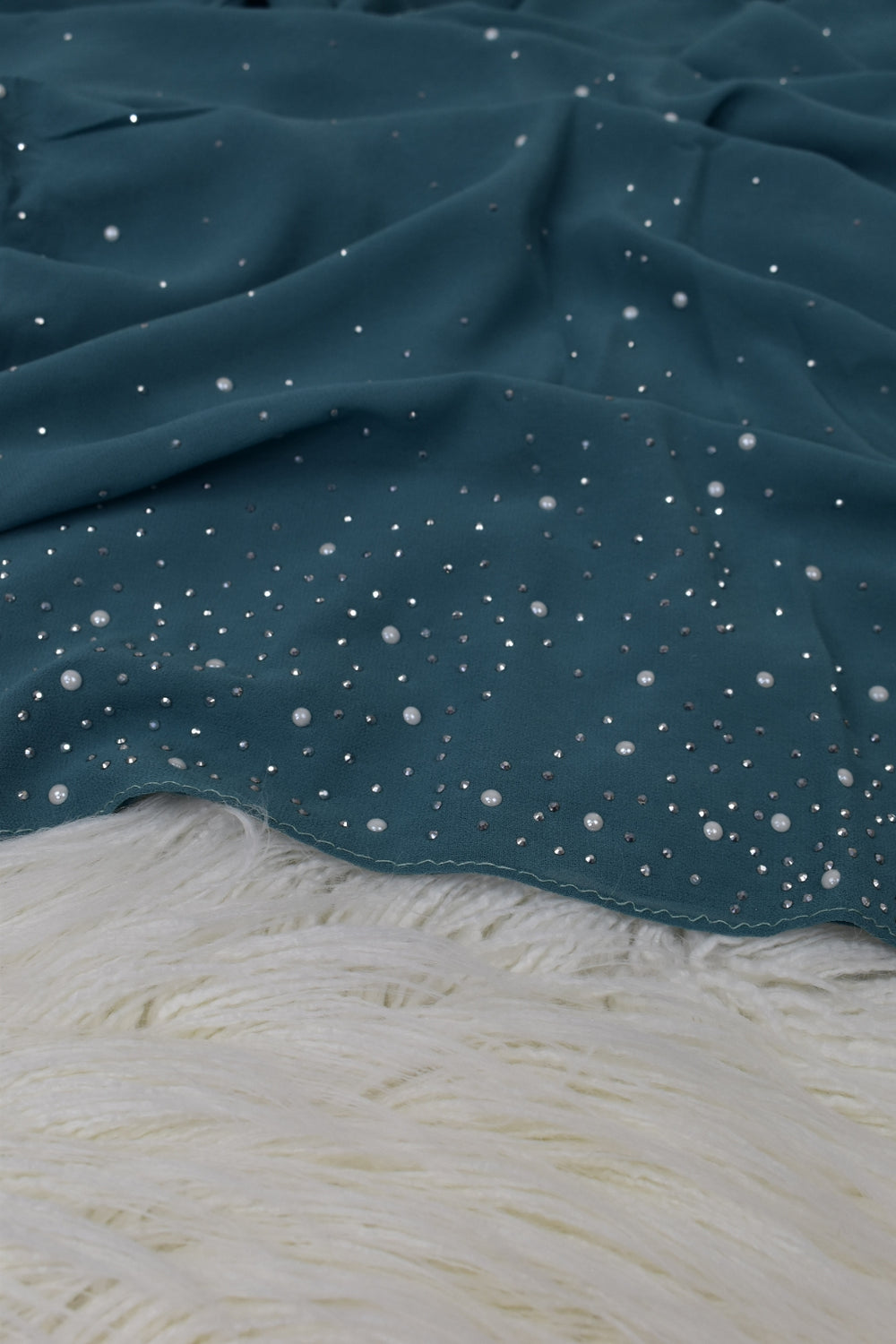 Pearl Chiffon - Teal