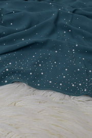 Pearl Chiffon - Teal