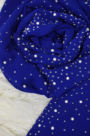 Pearl Chiffon - Royal Blue