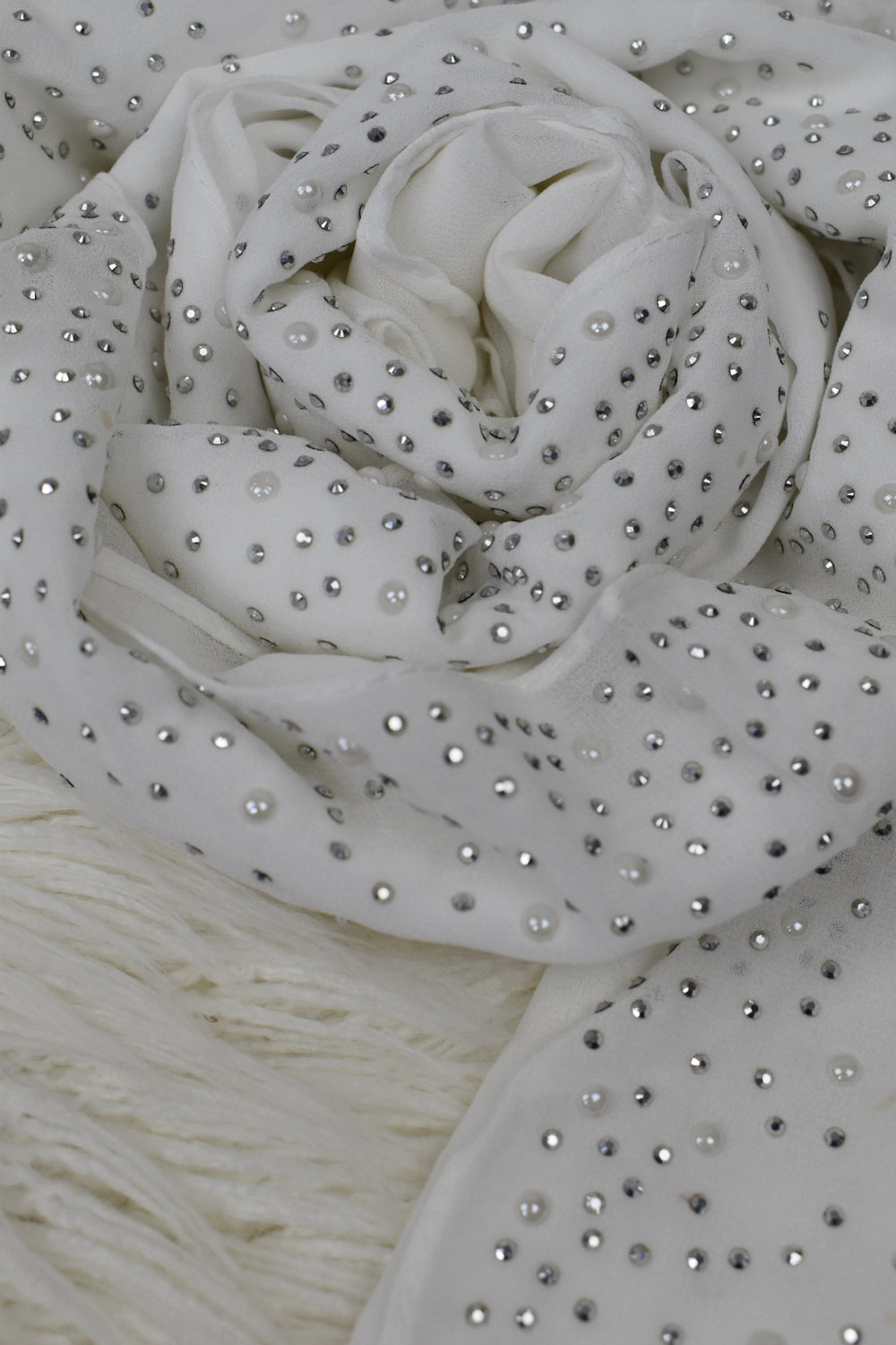 Pearl Chiffon - White