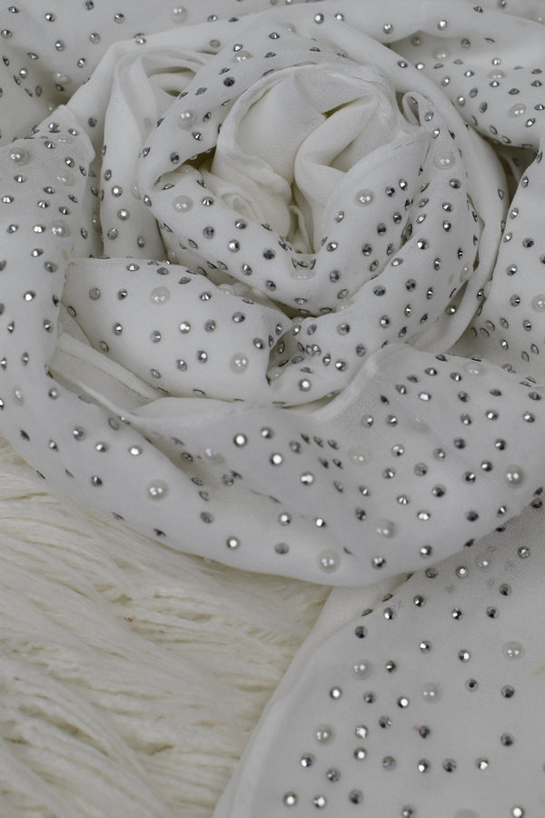 Pearl Chiffon - White
