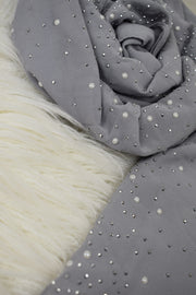 Pearl Chiffon - Silver-Grey