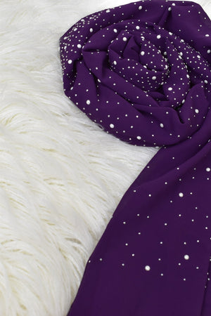 Pearl Chiffon - Eggplant