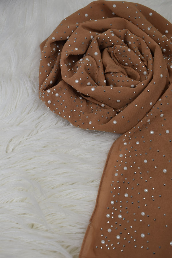 Pearl Chiffon - Camel