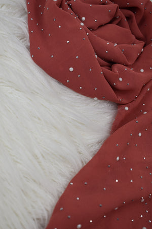 Pearl Chiffon - Brick